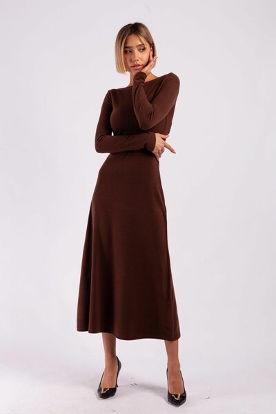 Платье из ткани корейского кашемира в размерах 42 44 46 48