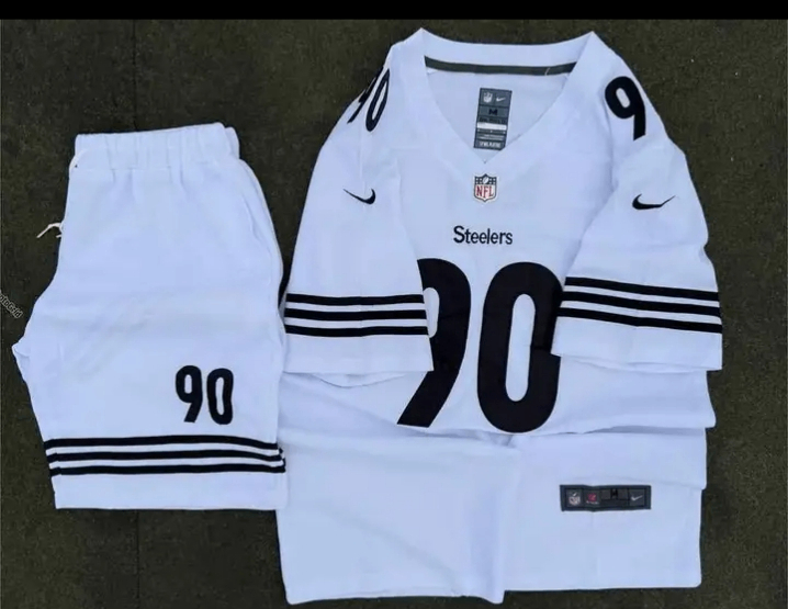 Maillot NFL Steelers Blanc