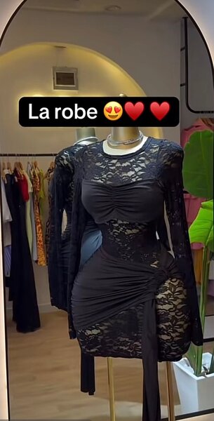 Robe en dentelle élégante