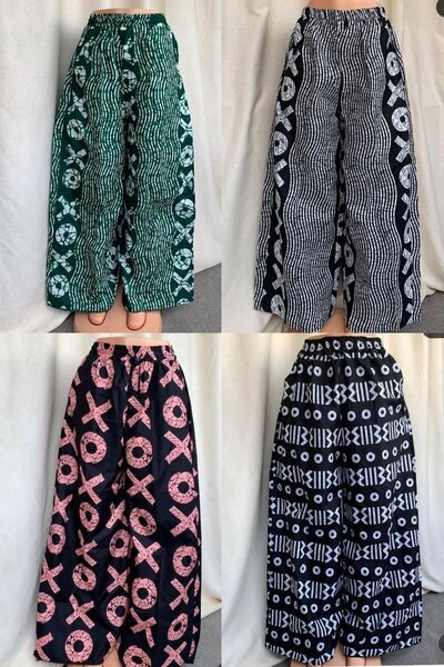 Pantalons larges imprimés femme