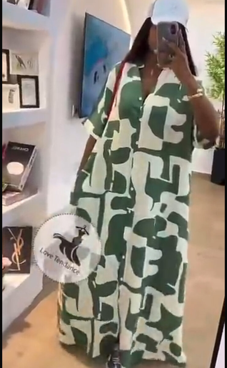 Robe longue imprimée bohème