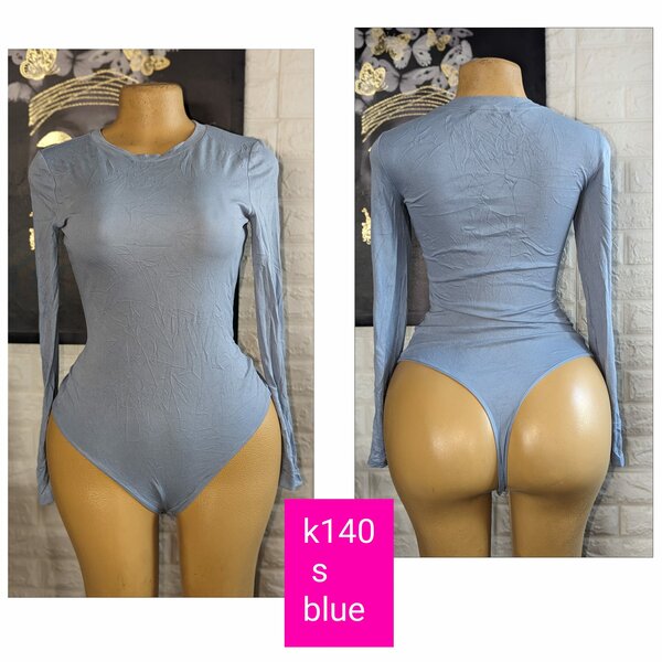 Beautiful, high-quality and comfortable women's bodysuit blue