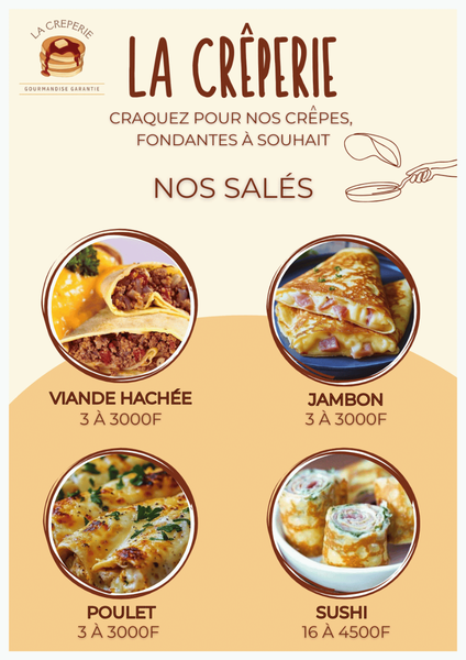 Crêpes sucrées et salées
