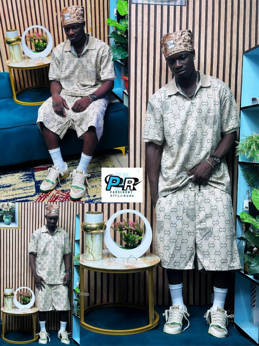 Ensemble décontracté imprimé homme