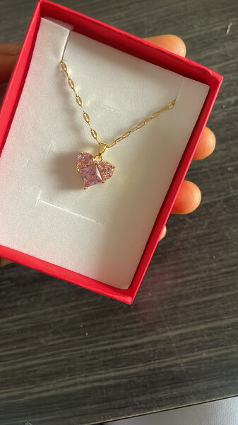 Collier Coeur Cristal