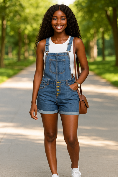 Combinaison en jean femme