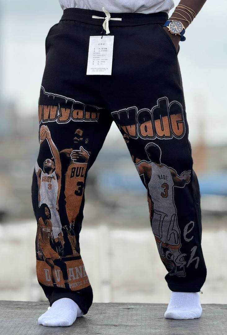 Pantalon de jogging imprimé basket
