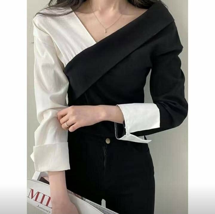 Ассиметричная блузка
