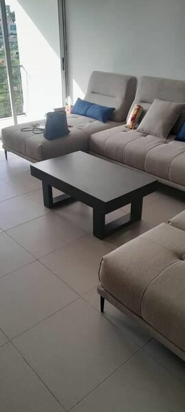 Une table basse plus un console livre