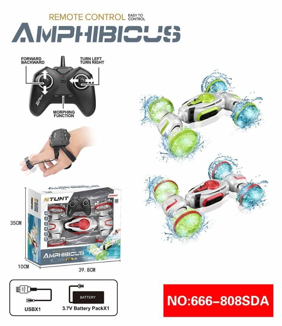 Voiture Télécommandée Amphibie