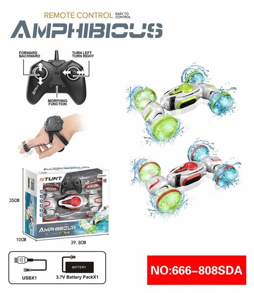 Voiture Télécommandée Amphibie