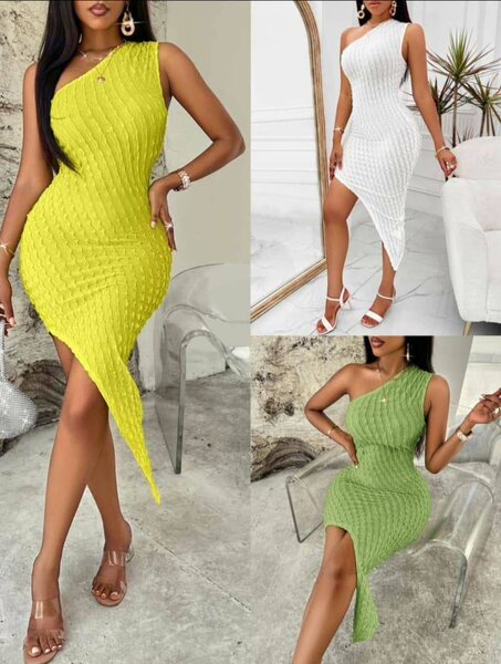 Robe asymétrique élégante