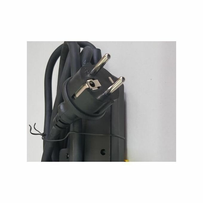 Rallonge Multiprise Parafoudre Qualité Supérieure - 6 Ports - Jaune Noir