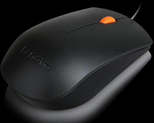 Souris Lenovo filaire ergonomique