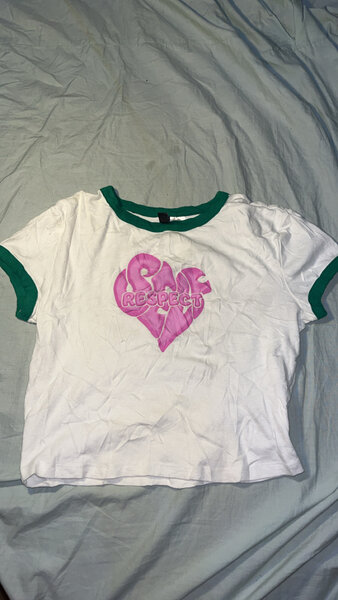 T-shirt en coton blanc basique