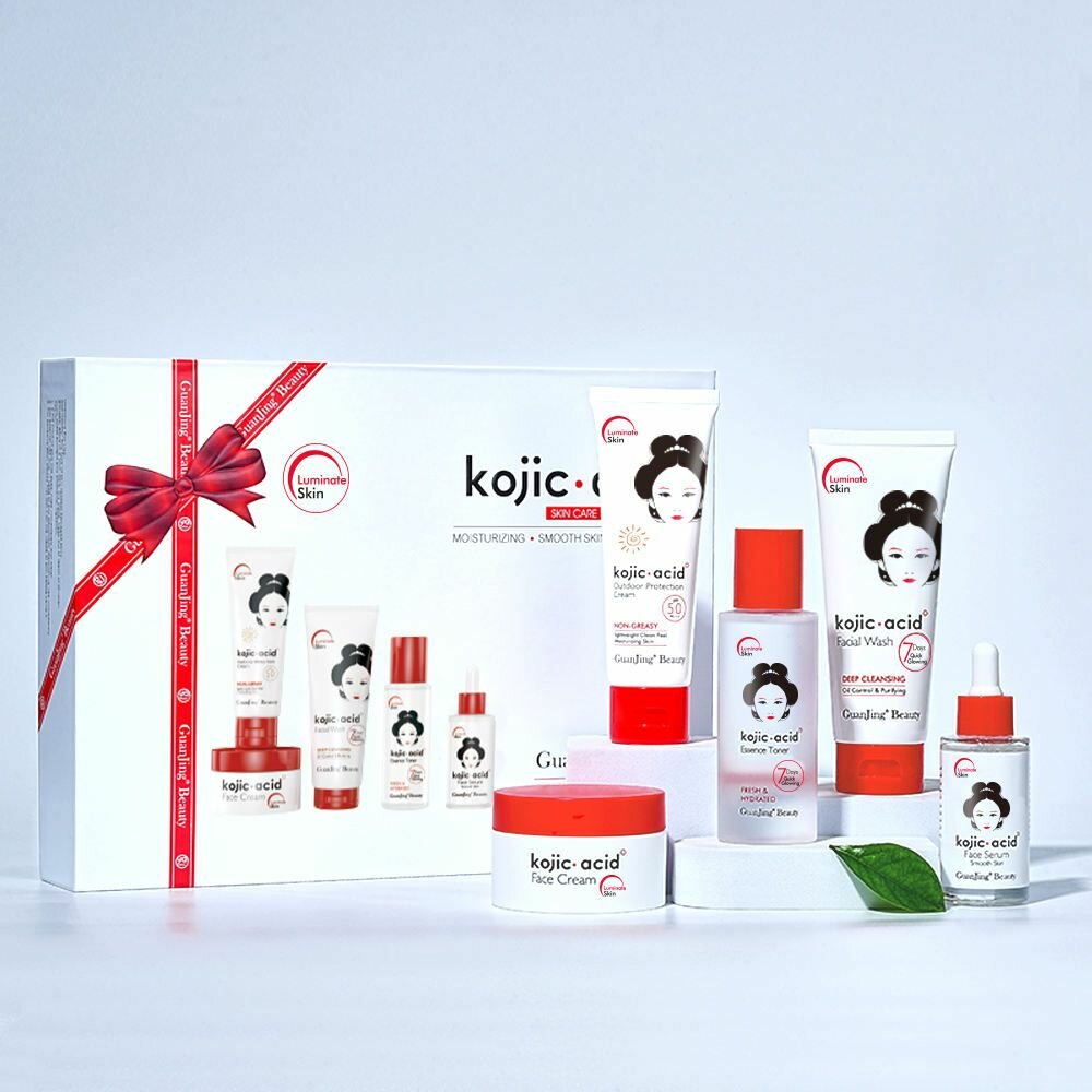 Soin visage Kojic Acid 5 pièces