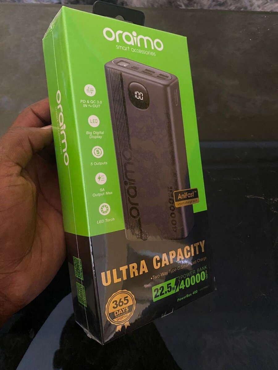 Oraimo 40000mah Powerbanks
