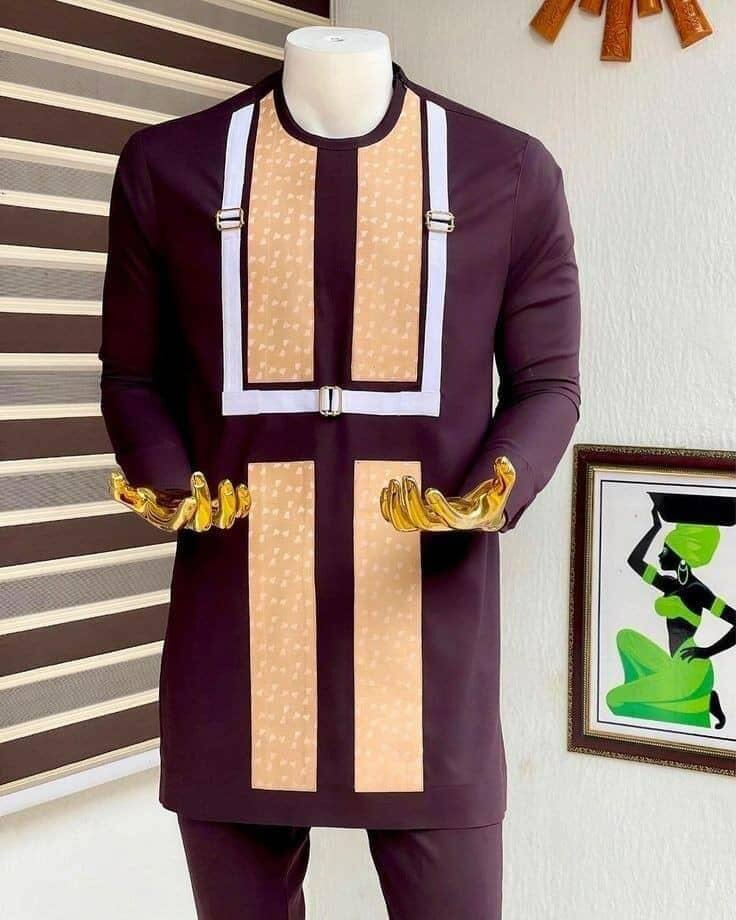Costume africain pour homme élégant