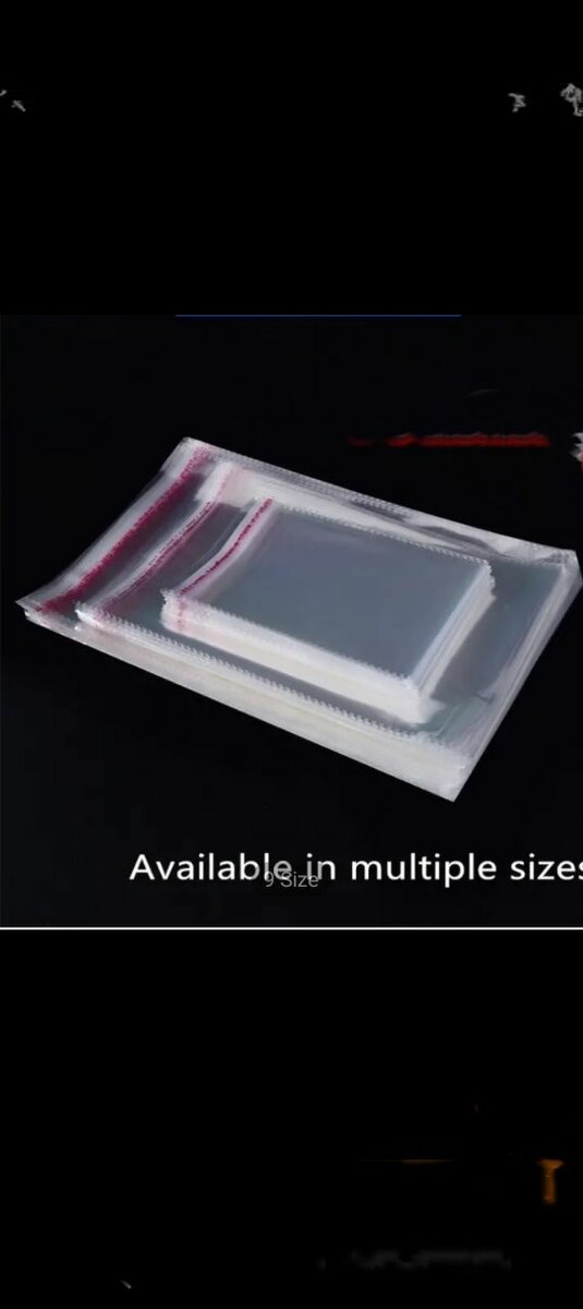 BOP Plastic Bag transparent All sizes available