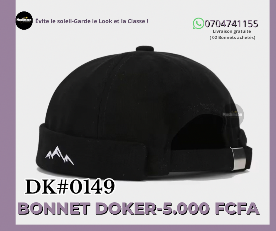 Casquettes Doker Chic Unisexe