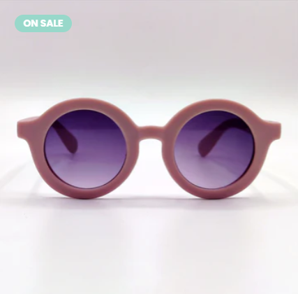 Round Black Gradient Baby Sunglasses