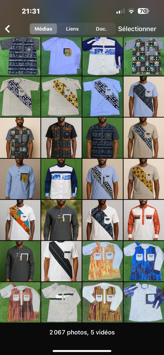 Chemises africaines élégantes