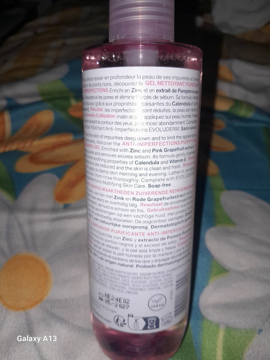 Soins de visage anti imperfections purifiant pamplemousse