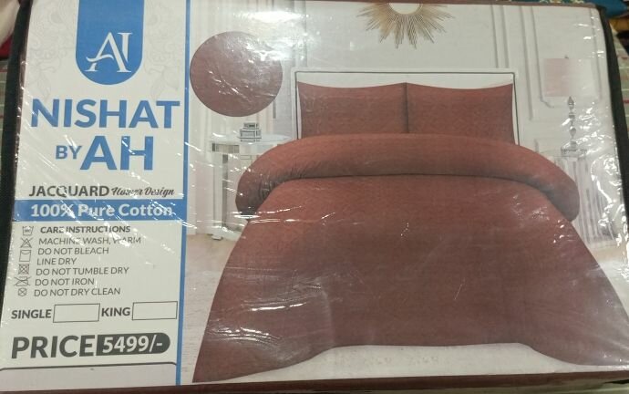 Nishat (JACUARD HOWER DESIGN)100%PURE cotton