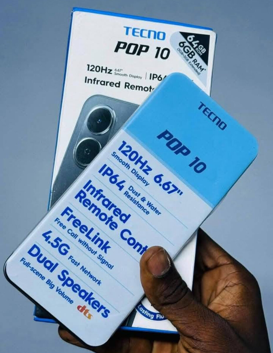 Tecno POP 10 Smartphone 6Go