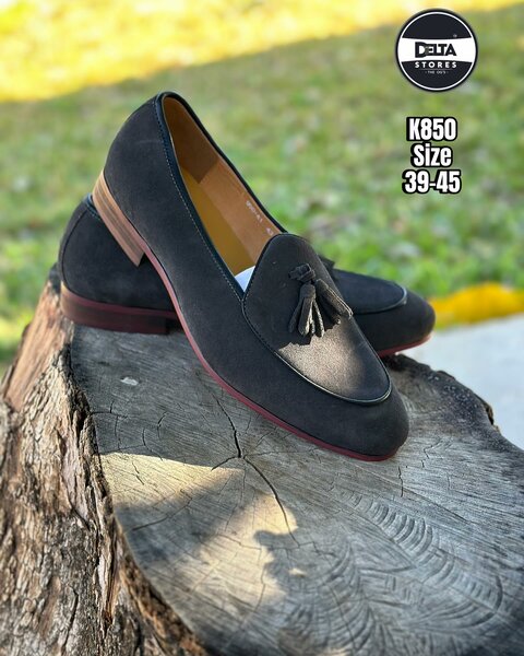 Stylish and comfortable men's suede moccasins