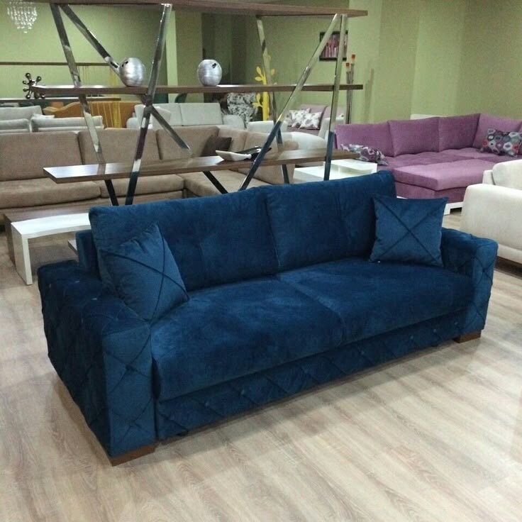 Canapé design en velours