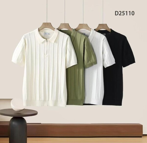 Polo en maille moderne homme