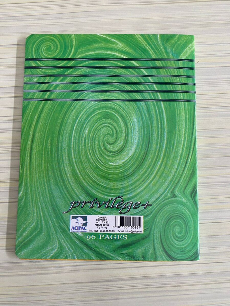 Cahier privilège+ 100pages