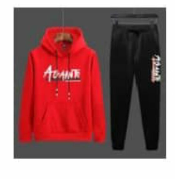 Red Hoodie Jogger Set