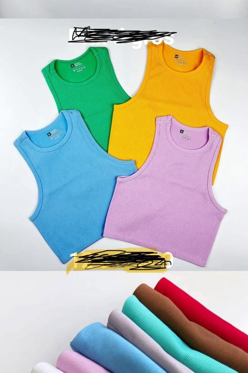 Crop top coloré pour femme