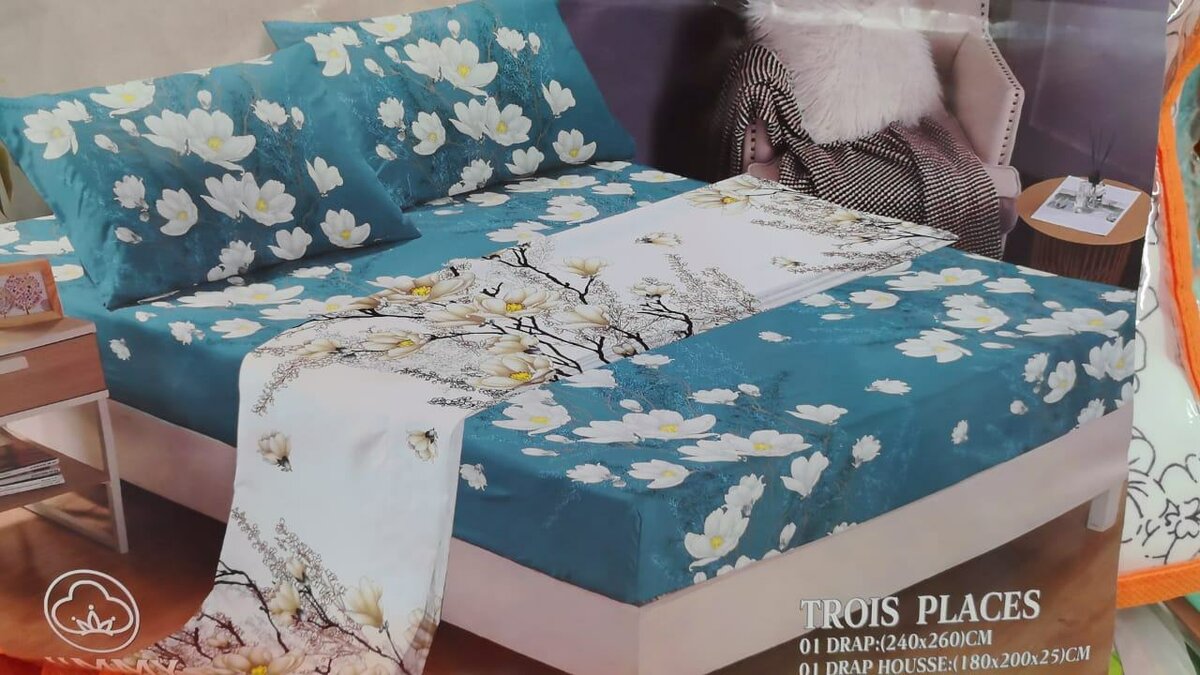 Drap de lit en housse