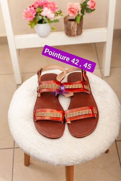 Sandales en cuir de Ghana