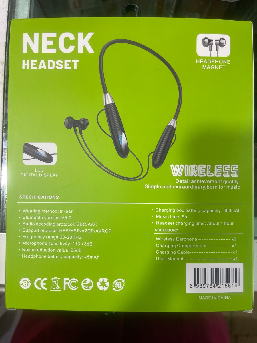 JBL Neck Wireless Headset HT-282