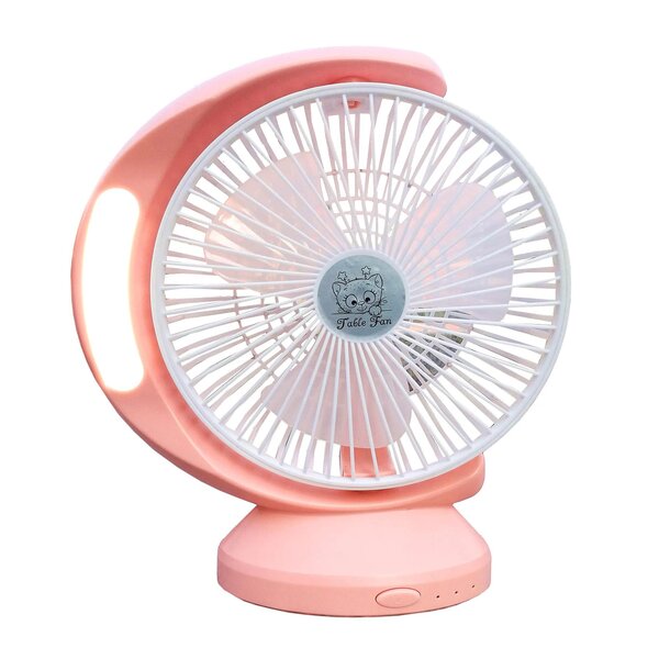 ventilateur portable rose