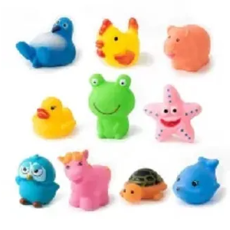 pack of 6--Chu chu toys (Rubber material)