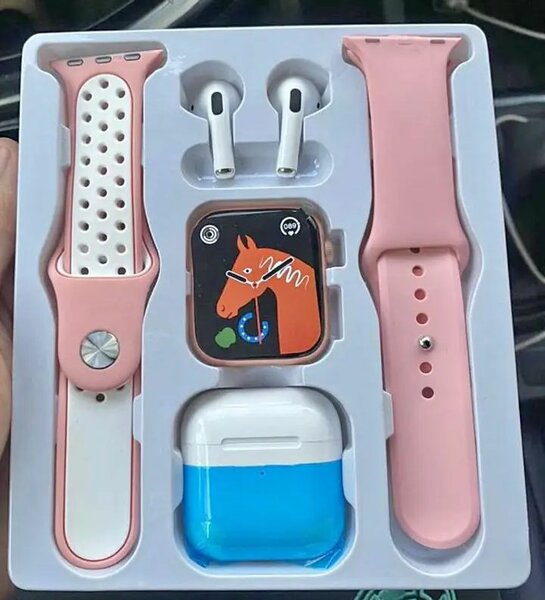 Montre intelligente rose