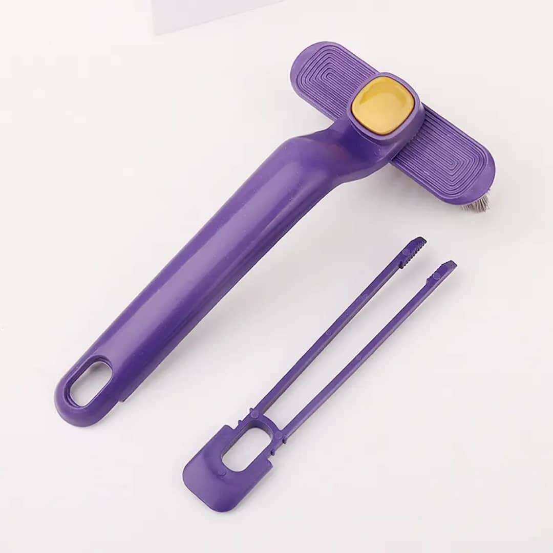 Brosse de douche pliable