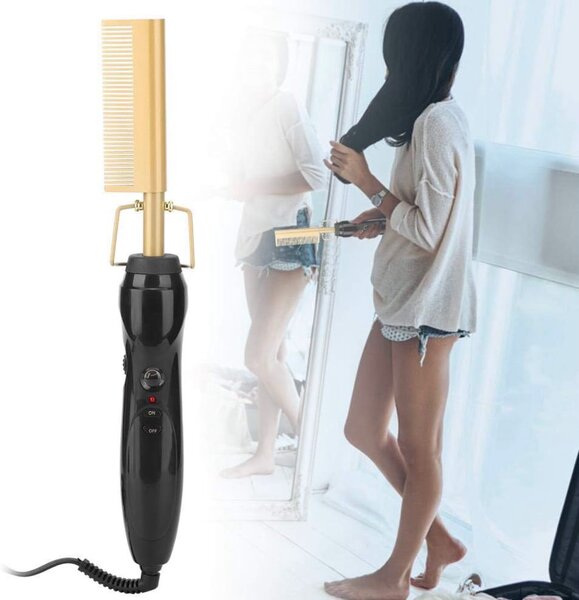 peigne chauffante en céramique