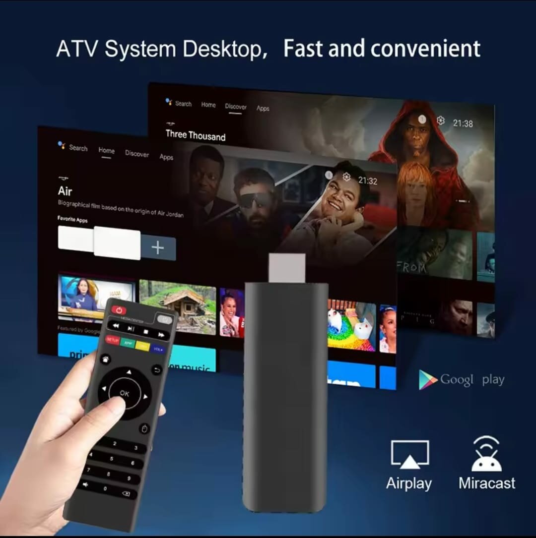 Clé TV Android 13 4K HDR