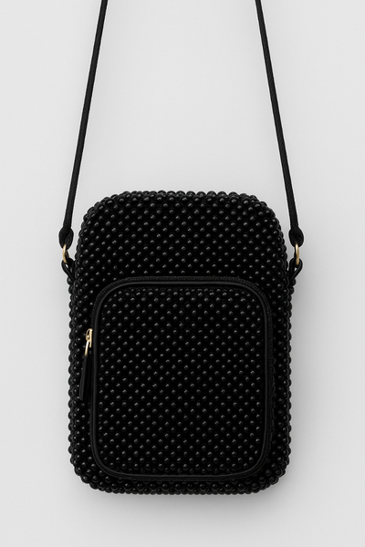 Sac à bandoulière perlé élégant