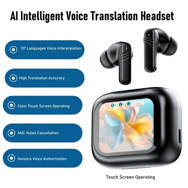 Casque de traduction vocale intelligent AI
