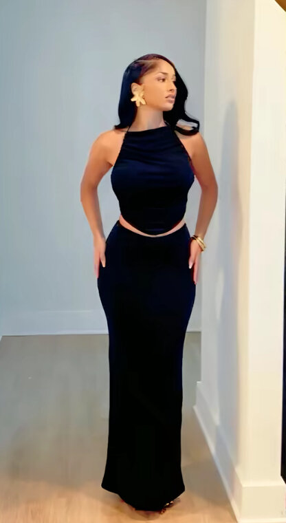 Jupe longue élégante femme