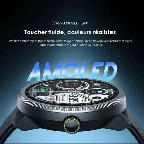 Montre Connectée Écran AMOLED