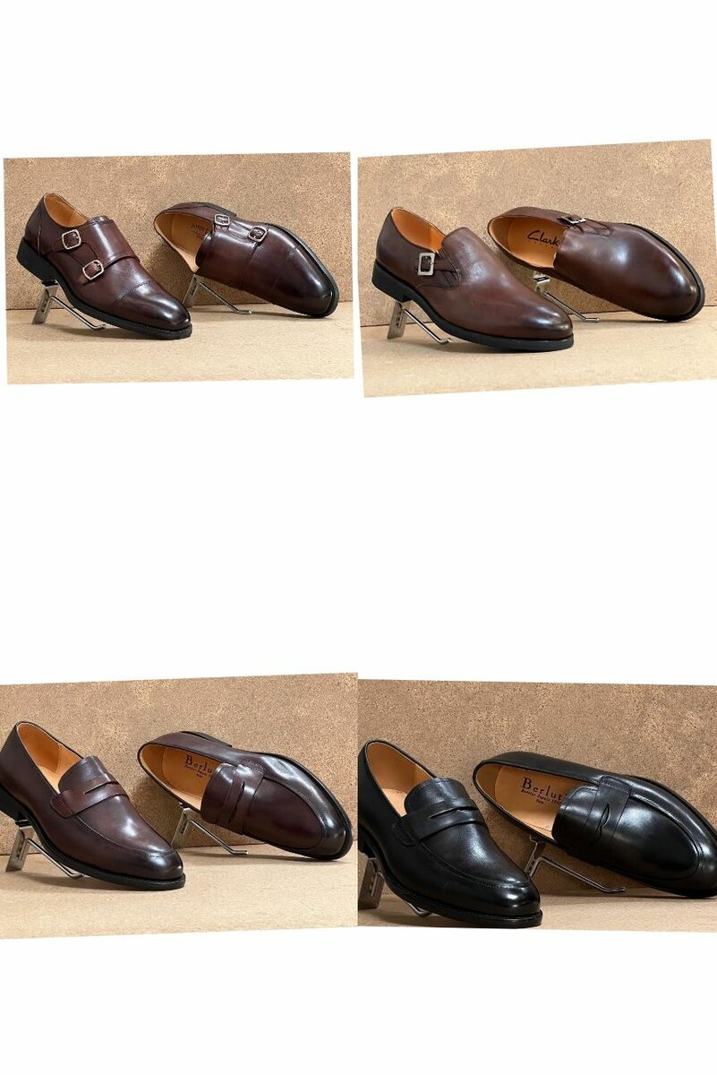 Pure leather smart shoes