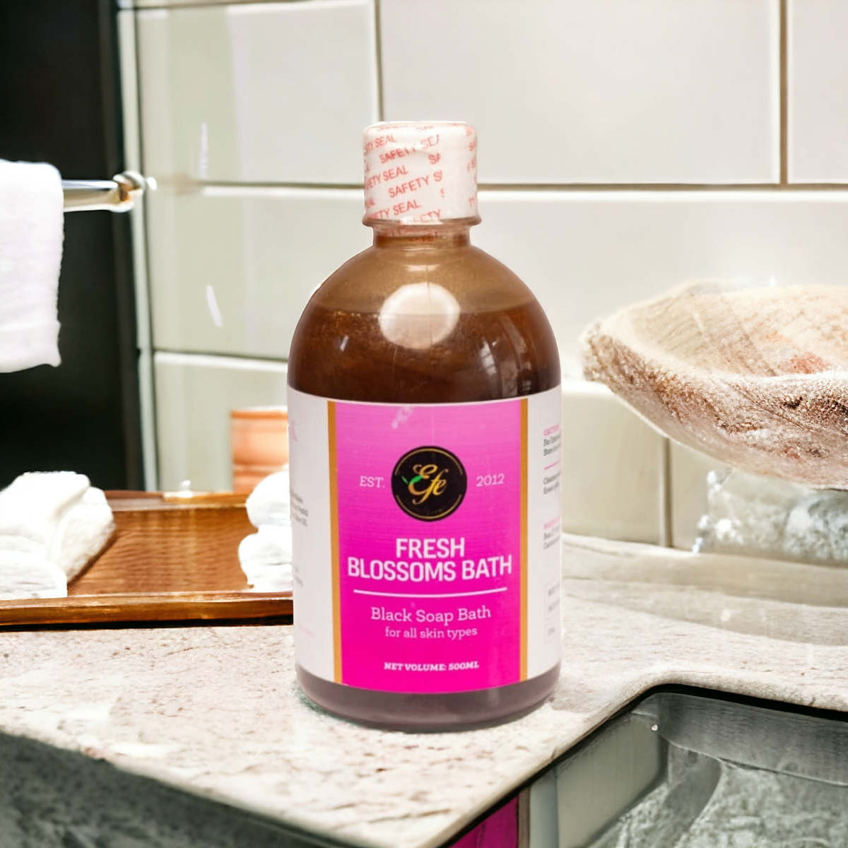 Blossom African Black Soap Bath 500ml